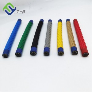 Mieszana kolorowa kombinowana lina wspinaczkowa na plac zabaw 16mm/18mm/20mm