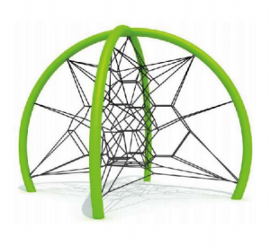 Pyramid Playground Rope Climbing Nets 6 Strand Combination Rope