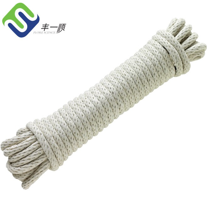Well-designed 1 Ply Jute Rope - 8mm Natural Color Solid Braided Pure Cotton Rope – Florescence