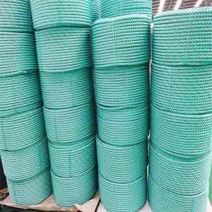 customized color 3 strands twist PP rope for general usage