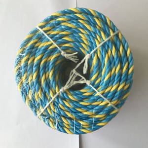 Telstra Rope 6mmx400m Polypropylene Bright Yellow and Blue Color