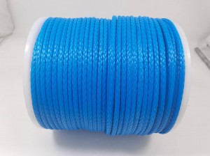 High Strength Spectra Fiber Synthetic UHMWPE Winch Rope 12 Strands 10mm