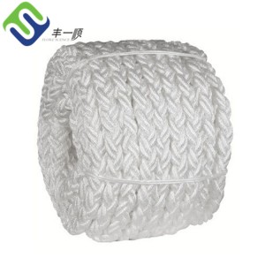 Nylon Rope 72mmx220m Coil 8 Strand Plaited Marine Rope for ships