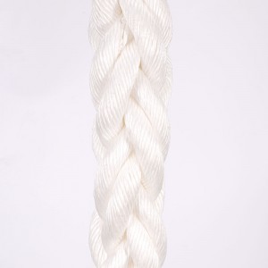 Marine Supplies White Polyamide Rope Nylon Marine Rope 8 Strands