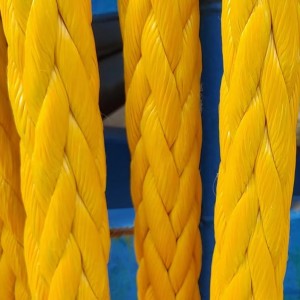 Multi Colour High Tenacity Offshore 8 Strand UHMWPE Mooring Kamba Aina Tofauti