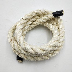 18mm/20mm Sisal 3 Strand Hard Twisted Rope For Marine Navy