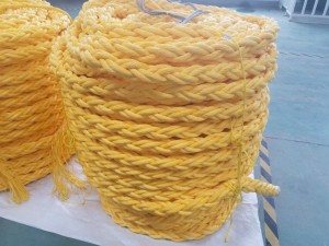 8-Strand 45mm Polypropylene Floating Rope Danline Vessel Mooring Rope