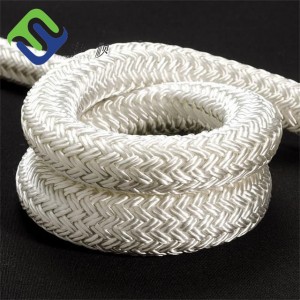 China Factory Supplied 100mm Double Braided Nylon Rope para sa Mooring
