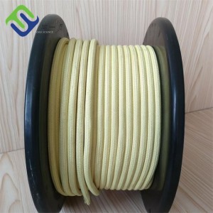 Corde en fibre d'aramide ronde ignifuge industrielle de 10 mm à vendre