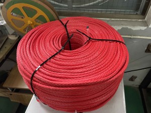 ოფშორული ნავი მეორადი 12 Strand UHMWPE Rope UHMWPE Mooring Rope Marine