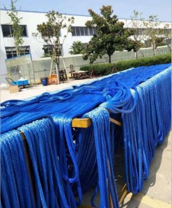 68mm/72mm 12 Strand UHMWPE Marine Hawser Towing Rope With High MBL BV Approved