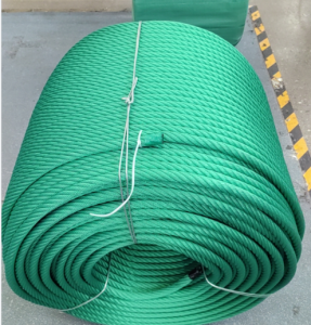 6×8 FC Playground Combination Wire Rope 16mmx500m PPM PET Net Rope With UV Resistance