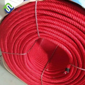 16mm Outdoor Children Amusement Park Climbing Net Rope 6 Strand Twisted Polyester Playground Rope