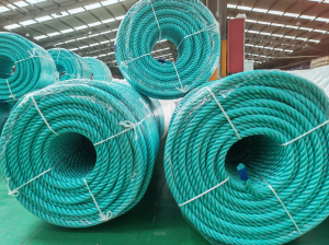 3 Strands Twisted Fishery PP Ropes Polypropylene Polysteel Ropes