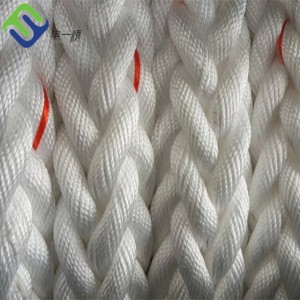 High Tensile 48mm 80mm 96mm diameter 8 strand polyester marine rope 220m one coil