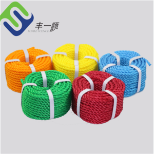 UV resistance Red 3 strand PE monofilament rope for fishery