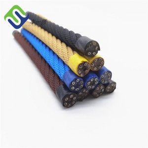 6 Strand Reinforced Playground Combination Climbing Net Rope with Steel Core