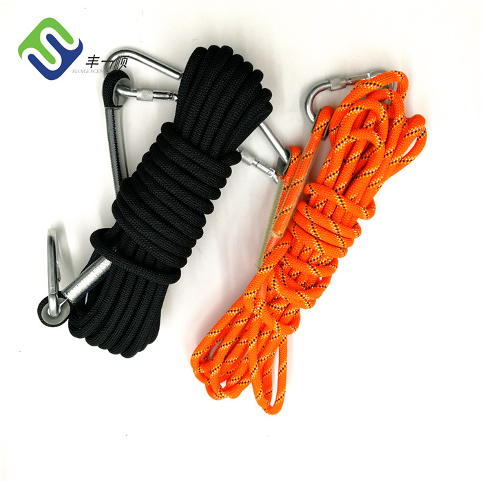 China 3-Strand Twisted Nylon Rope Rock 12mm Climbing Rope Gym factory ...