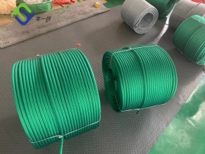 Cuerda de alambre combinada de poliéster de 18 mm / 20 mm para red de juegos