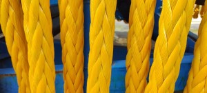 ოფშორული ნავი მეორადი 12 Strand UHMWPE Rope UHMWPE Mooring Rope Marine