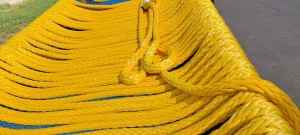 ოფშორული ნავი მეორადი 12 Strand UHMWPE Rope UHMWPE Mooring Rope Marine