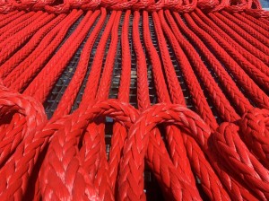 68mm/72mm 12 Strand UHMWPE Marine Hawser Towing Rope With High MBL BV Approved