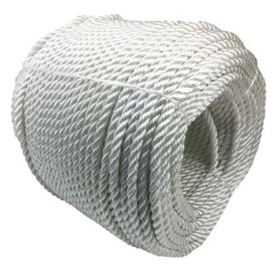 White Black 3 4 Quality 900 200ft 100% Polyester Tres Strand Retortus Marine Funis 20 Spool 600 Nam Navis 1inch