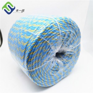 Telstra Rope 6mmx400m Polypropylene Bright Yellow and Blue Color