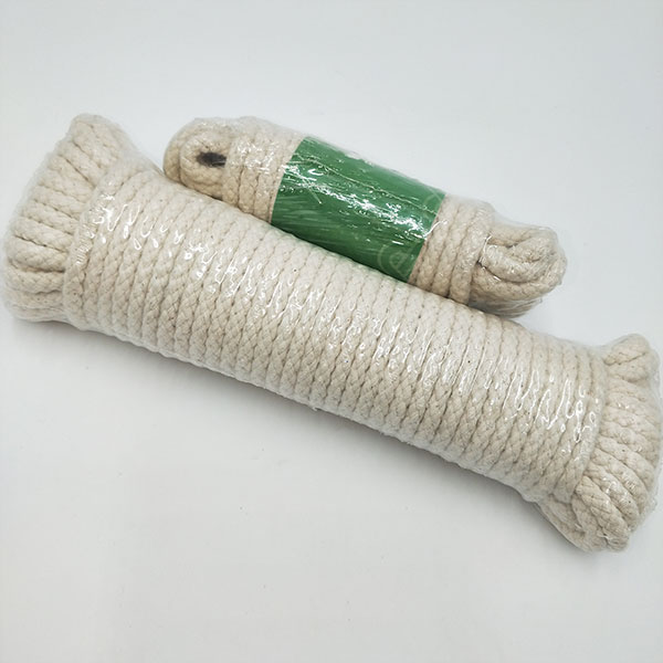 Manufacturer of Nylon Colored Rope - 100% natural cotton braided rope – Florescence