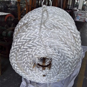 Polypropylene 12 Strands Braided Mooring Ship Rope