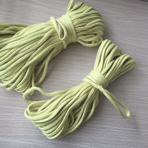 12mmx200m 16 Strands Braided Aramid Fiber Rope Fire Resistance Hot Sale