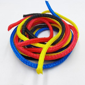 12mm/6mm UV Resistance Polyethylene 16 Strand Hollow Braided Rope Hot Sale