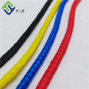 4mm/8mm Hollow Braided 16 Strand Polyethylene Rope For Farming/Binding/Fishing/Decoration