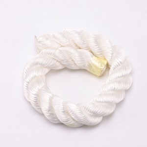 High Quality Twisted Rope Nylon White Nylon Rope 3 Strand 6mm-60mm