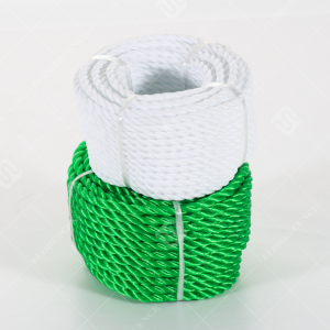 Customized Color 3 Strands Twisted Polyethylene PE Rope 2mm 3mm 4mm 5mm 6mm