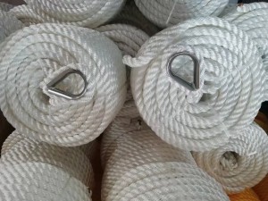 3 Strand 12mmx200m Nylon Twisted Anchor Line Rope With High Breaking Load