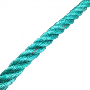 customized color 3 strands twist PP rope for general usage