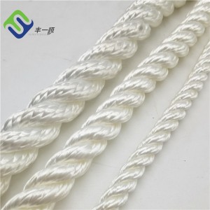 High strength 3 strand 20mm nylon rope for packing mooring use