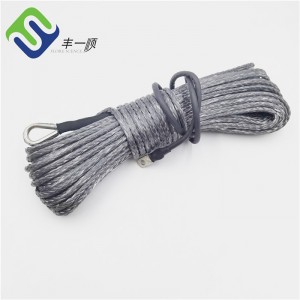 Hot Selling OEM მორგებული ლოგო Heavy Duty 12mm UHMWPE Synthetic Electric Winch Rope