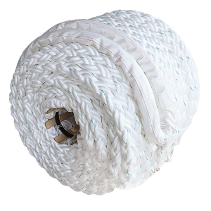 Corde d'amarrage en Poly Dacron tressée en Polyester, robuste, 8 brins, 28mm-96mm, pour bateau, vente en gros