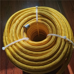 48mm Polyester Cover Polyester Rope Jacket UHMWPE Core Rope Hawser Rope