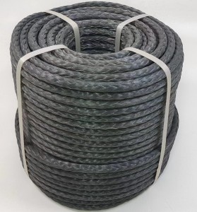 12 Strand UHMWPE Ropes 38mm UHMWPE Marine Rope Towing Rope გემისთვის