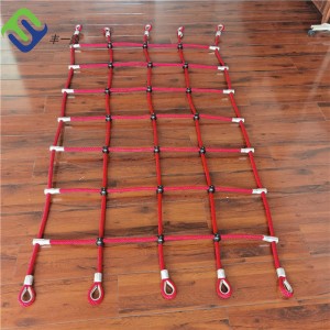 3mx4m 16 Strands Combination Wire Rope Climbing Net for Playground Equipment