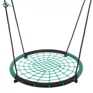 Hamac rond d'oscillation de filet d'oscillation d'arbre de terrain de jeu extérieur de 100cm pour des enfants