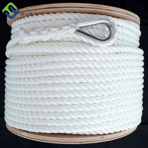 3 strand nylon twisted safety rope para sa proteksyon sa pagkahulog