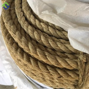 6mm / 8mm / 12mm Hāʻawi ʻia ʻo China Factory Twisted 100% Natural Jute Rope