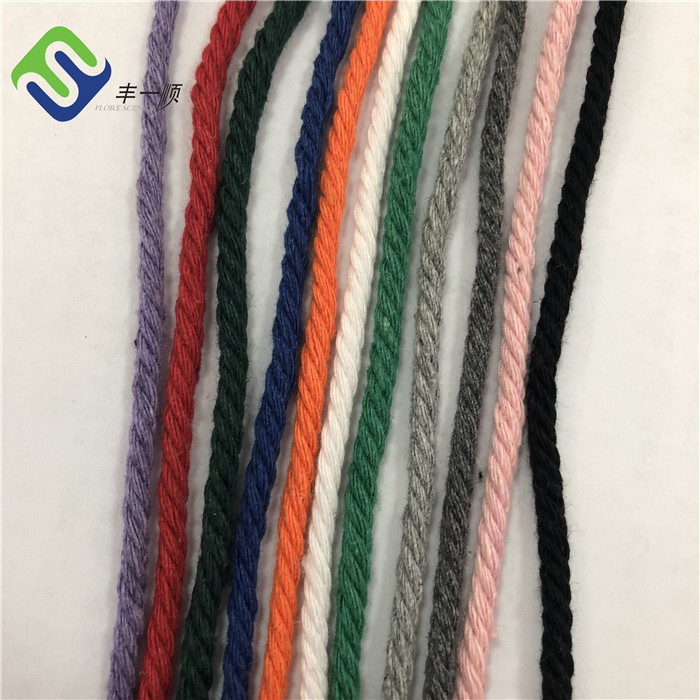 Factory Promotional Polyethylene Twine - Hot sale popular 4mm cotton rope for art work  – Florescence