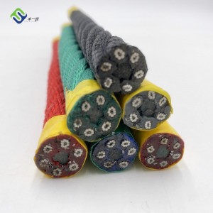 16 mm sustiprinta poliesterio polipropileno nailono žaidimų aikštelės vielinė virvė