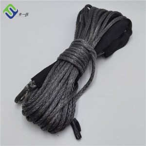 Supply ng Manufacturer High Tensile 12 Strand 10mm*100 Feet UHMWPE Winch Rope