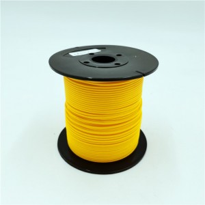 Σχοινί ψαρέματος υψηλής αντοχής 1,5mm διπλό πλεγμένο uhmwpe σε κίτρινο χρώμα